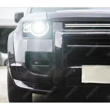 Land Rover Defender L663 90/110/130 2020 On – Front Bumper Lower Wide Body Canards in Gloss Black