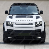 Land Rover Defender L663 90/110/130 2020+ Roof Light Pod V2 In Gloss Black