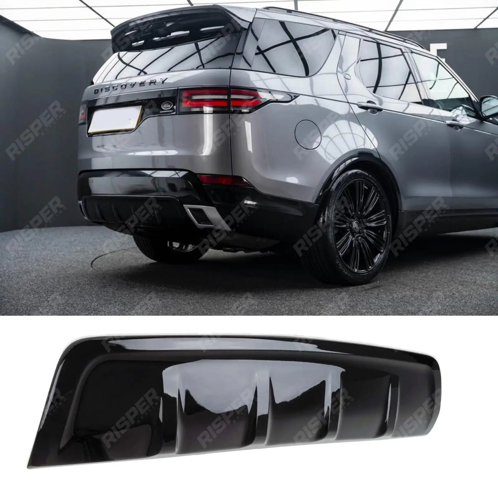 Land Rover Discovery 5 Rear Bumper Tow Eye Cover - Gloss Black