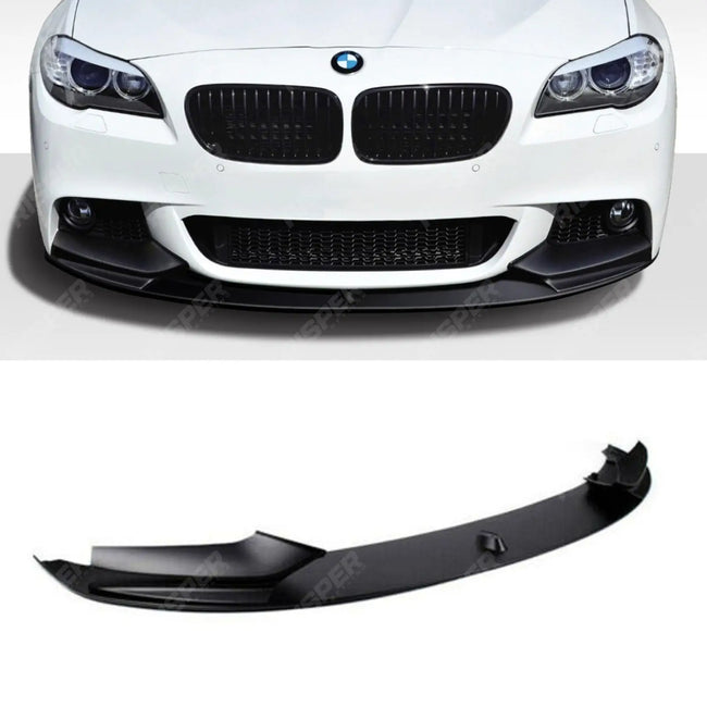 M Performance Front Splitter in Matte Black For BMW 5 Series M Sport F10 F11 2009-2017 Secondary image