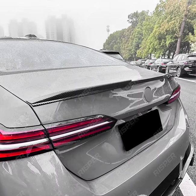M Performance Spoiler In Carbon Look For BMW 5 Series G60 2024 On Secondary image