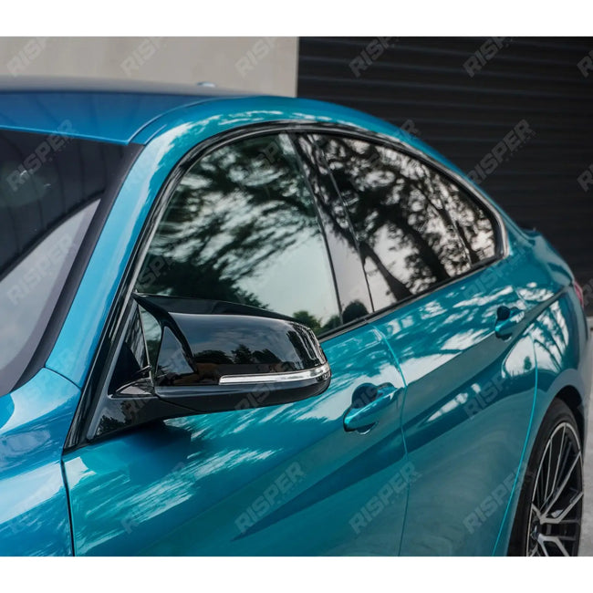M Style Mirror Covers in Gloss Black For BMW F20/F22/F30/F35/F34/F32/F33/F36/E84/i3 Secondary image