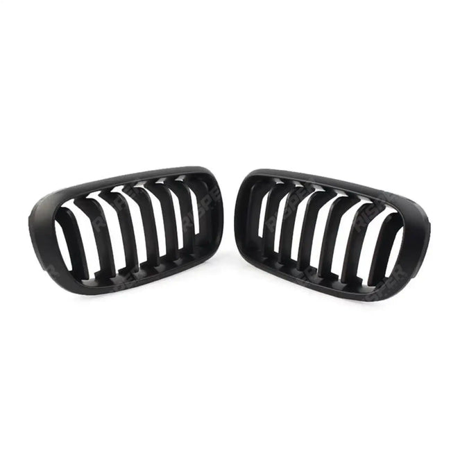 Matte Black Front Grill Solid Slat For Bmw X5 F15 2013-2018 Secondary image