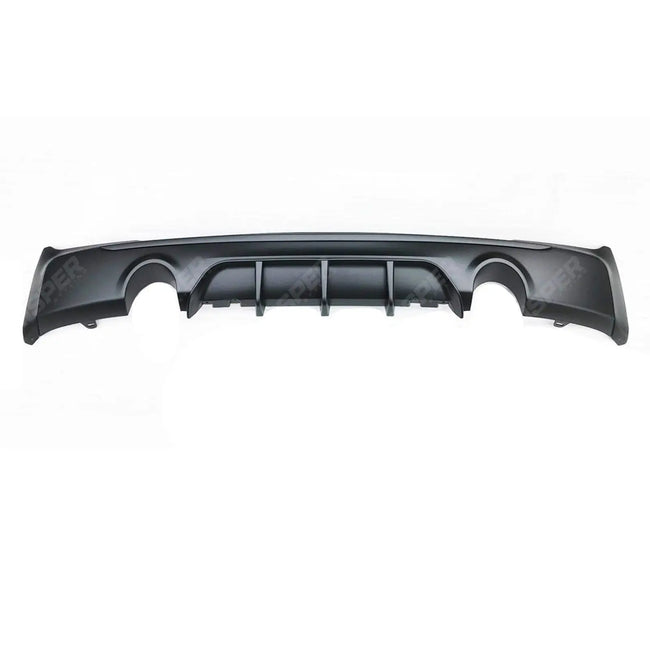 Matte Black Rear Diffuser Dual Single Exit For BMW 2 Series F22 M Sport 2013-2018 Secondary image