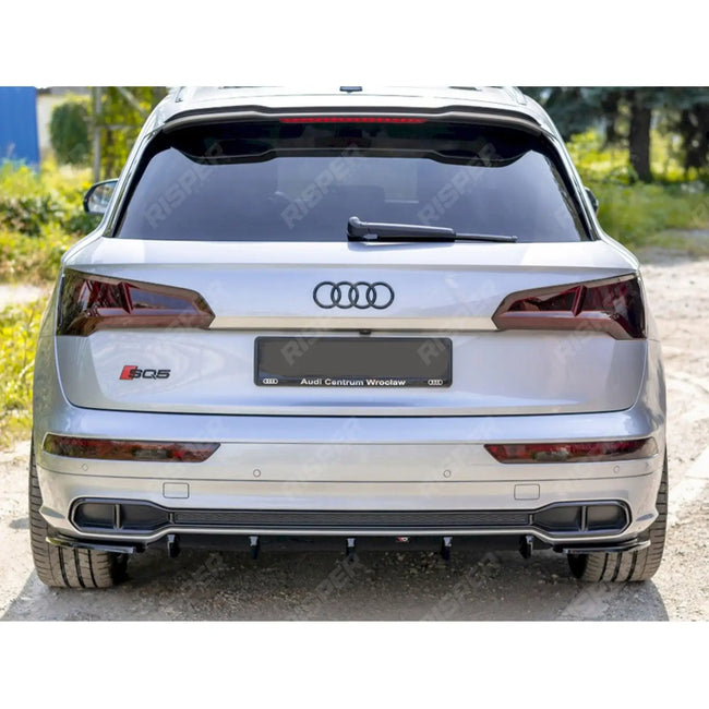 MAXTON REAR BUMPER SPLITTERS GLOSS BLACK For AUDI SQ5/Q5 S-LINE MK2 2017+ Secondary image