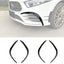 MERCEDES A CLASS AMG LINE 2018-2024 SEDAN / HATCHBACK FRONT CANARDS IN GLOSS BLACK Body Trims
