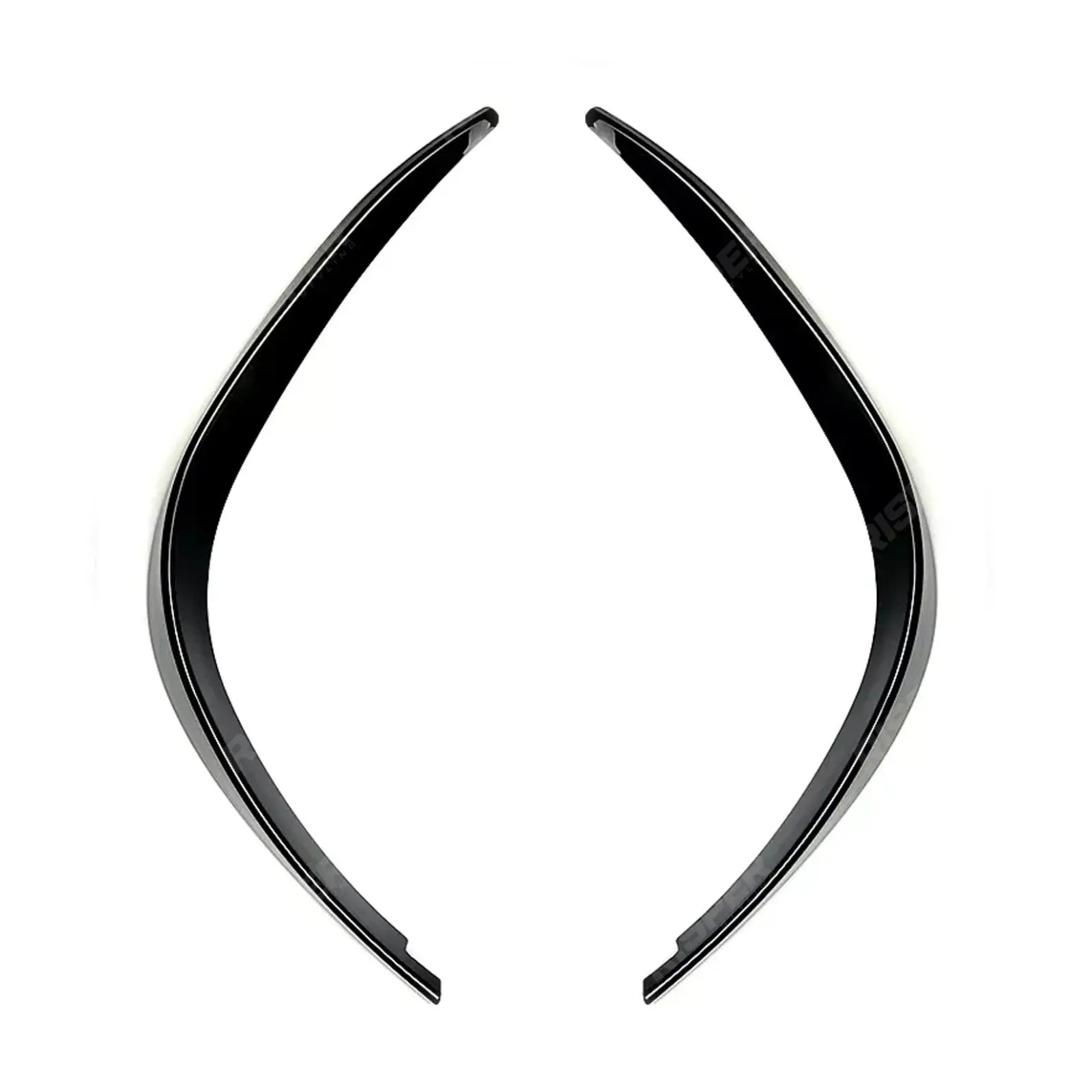 MERCEDES A CLASS AMG LINE 2018-2024 SEDAN / HATCHBACK FRONT CANARDS IN GLOSS BLACK Body Trims