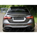 MERCEDES A CLASS SALOON (V177) 2018+ ’A35 A45 AMG STYLE’ REAR BOOT SPOILER IN GLOSS BLACK Spoiler