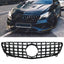Mercedes A Class W176 Facelift 2016 - 2018 - Front Grill Panamericana Gt - r Style - All Black
