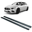 Mercedes A Class W177 2018+ AMG Line Side Skirt Splitter In Gloss Black Side Skirt Splitters