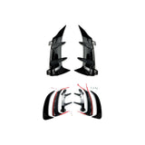 Mercedes A Class W177 2019+ Rear Bumper Vents In Gloss Black