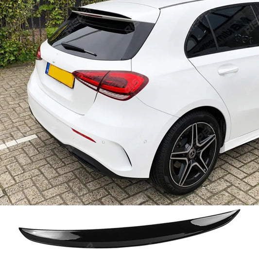 Mercedes A Class W177 2020+ - A35 Amg Style Rear Spoiler - Gloss Black
