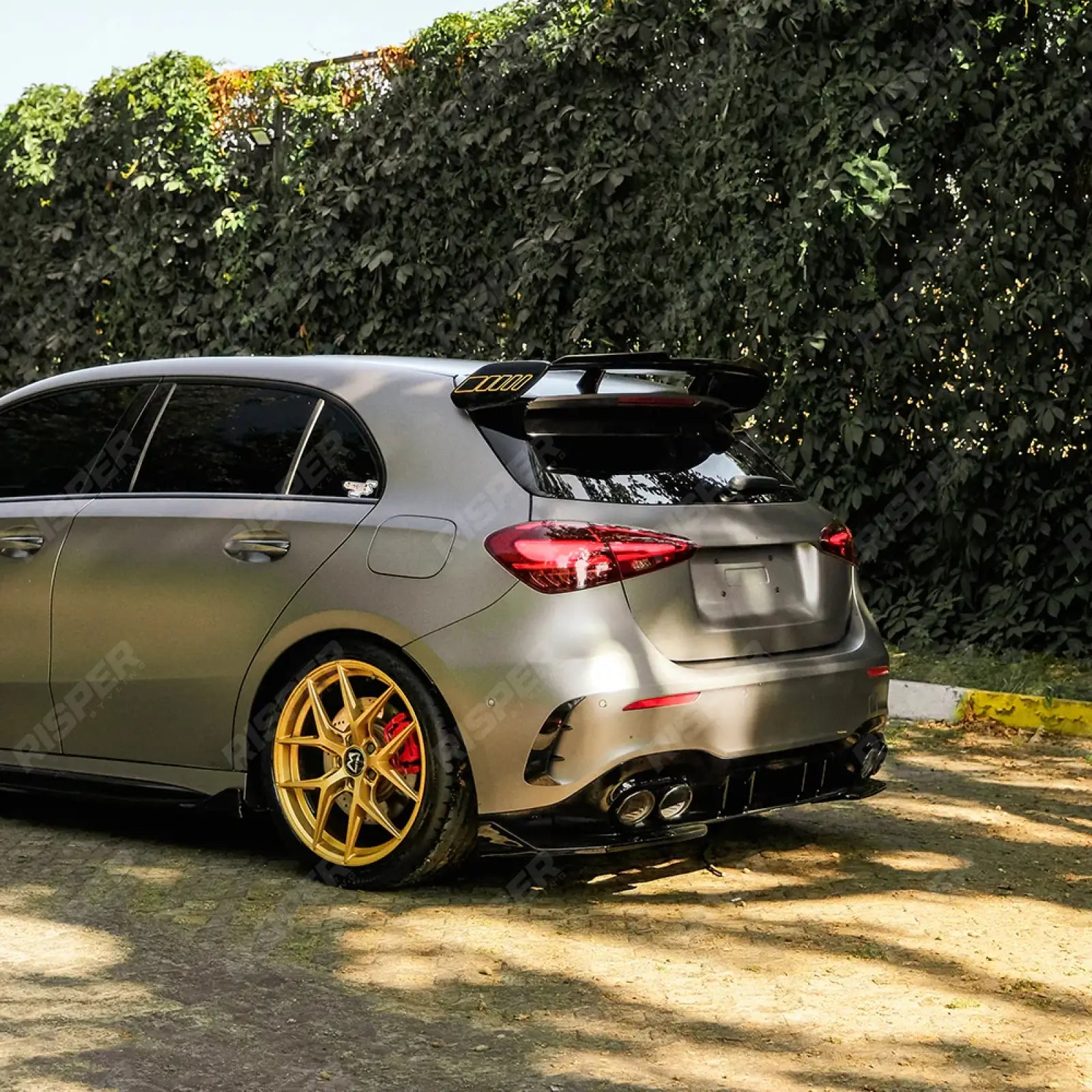 Mercedes A45 W177 2019-2023 & Facelift 2023 On Aero Body Kit In Gloss Black Aero Kit