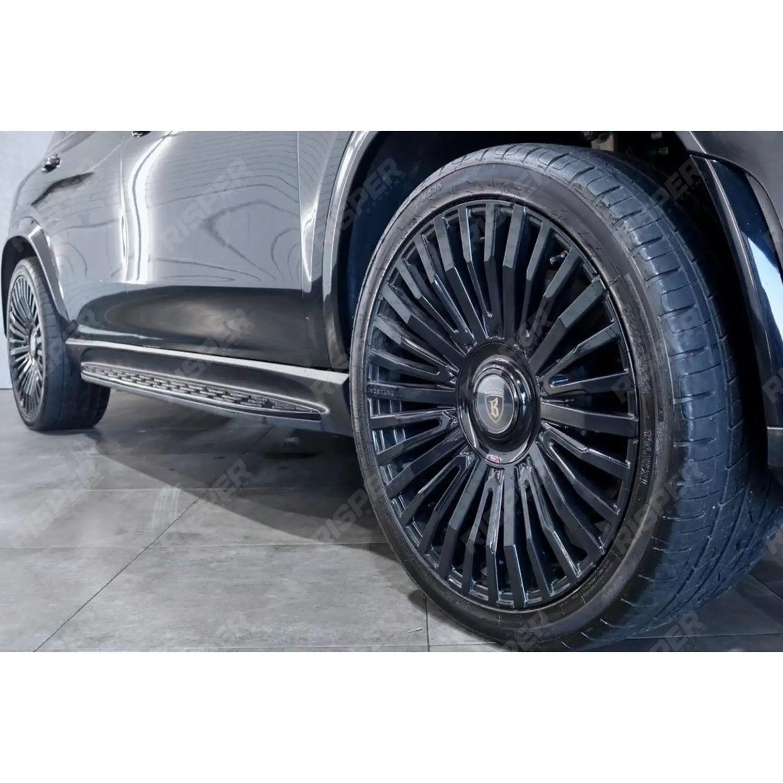 MERCEDES BENZ GLE W167 2020 ON OE STYLE RUNNING BOARDS – SIDE STEPS – PAIR – IN BLACK