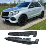 MERCEDES BENZ ML / GLE W166 2012 ON OEM STYLE SIDE STEPS – RUNNING BOARDS – IN BLACK – PAIR