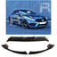 Mercedes C - Class W205 2015 - 2018 'C63S Brabus Style' Front Splitter Lip In Gloss Black