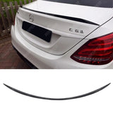 MERCEDES C CLASS W205 2018 - 2020 - AMG STYLE REAR BOOT SPOILER IN GLOSS BLACK