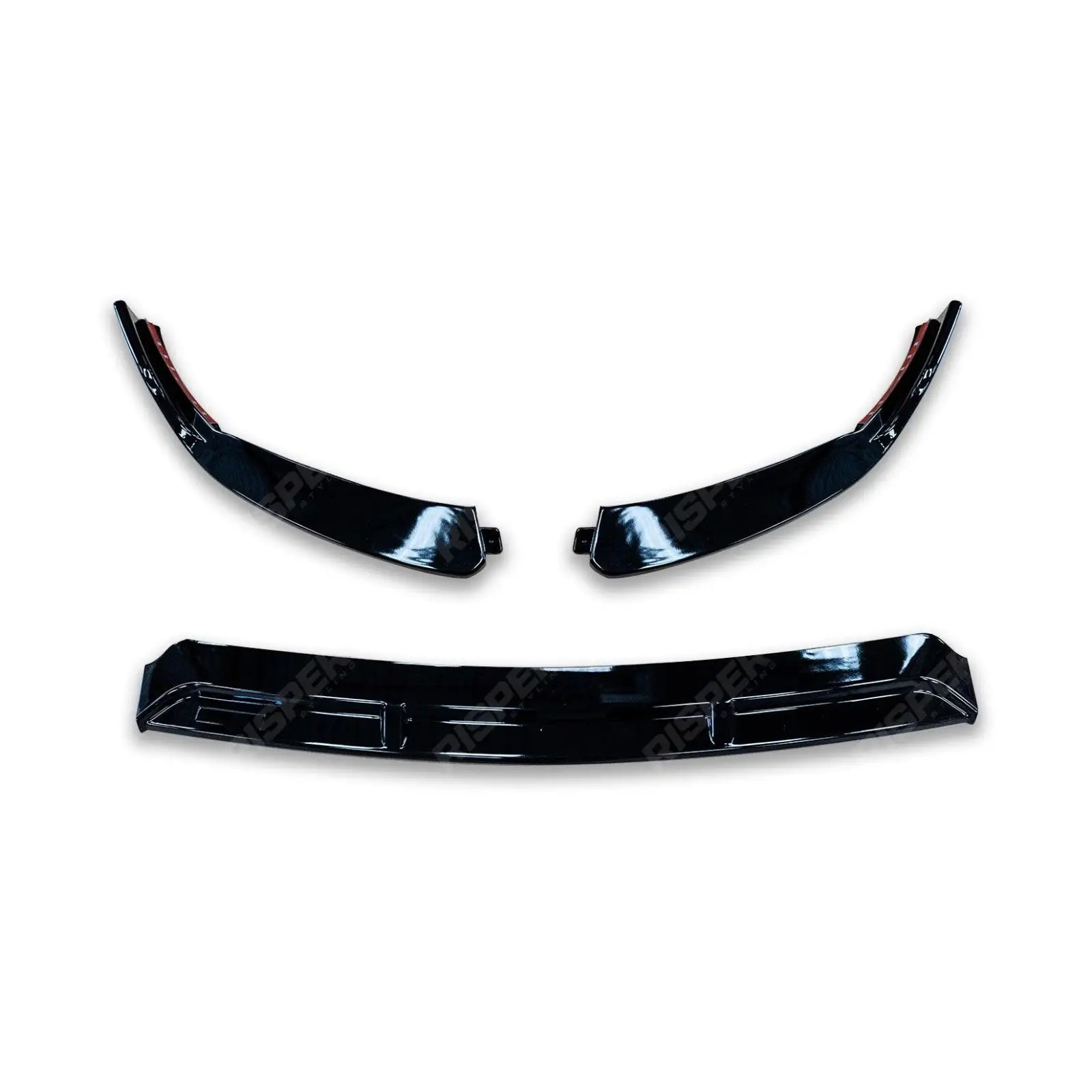 Mercedes C - Class W205 2019 - 2022 Facelift 'C63S Brabus Style' Front Splitter Lip - Gloss Black
