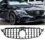Mercedes C - Class W205 Facelift 2018 - 2020 Front Grill - Panamericana GT - R Style - All Black