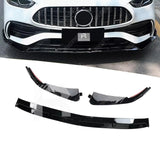 Mercedes C - Class W206 2022+ Brabus Style Front Splitter Lip In Gloss Black