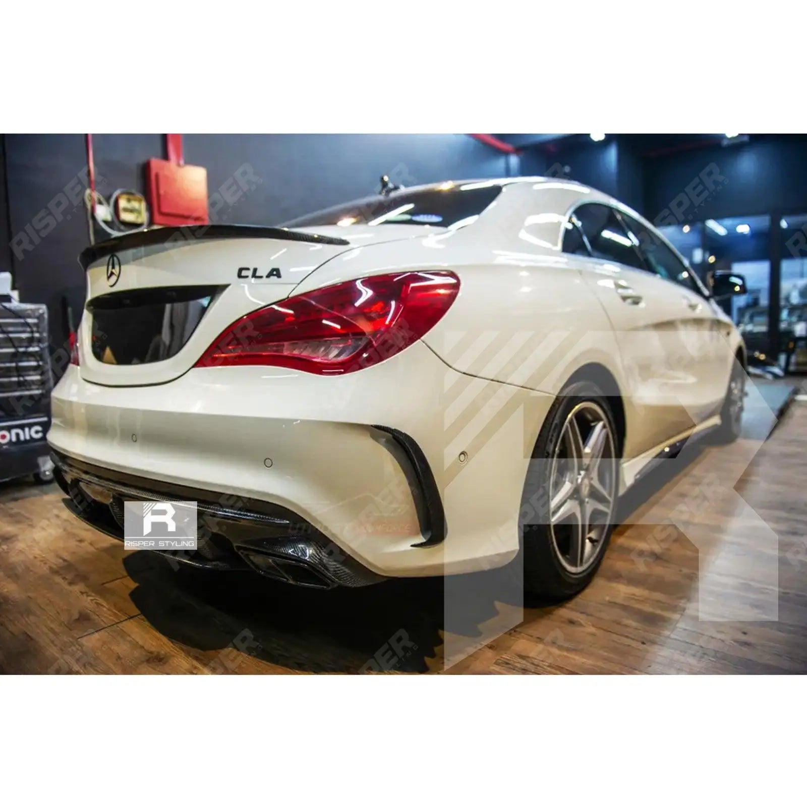 Mercedes CLA W117 2013 - 2019 Gloss Black Rear Boot Spoiler