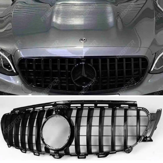 Mercedes E - Class W213 21+ - GT Panamericana Grill In Gloss Black