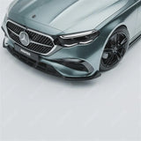 Mercedes E Class W214 2024+ Front Splitter Lip In Gloss Black Front Splitter