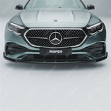 Mercedes E Class W214 2024+ Front Splitter Lip In Gloss Black Front Splitter