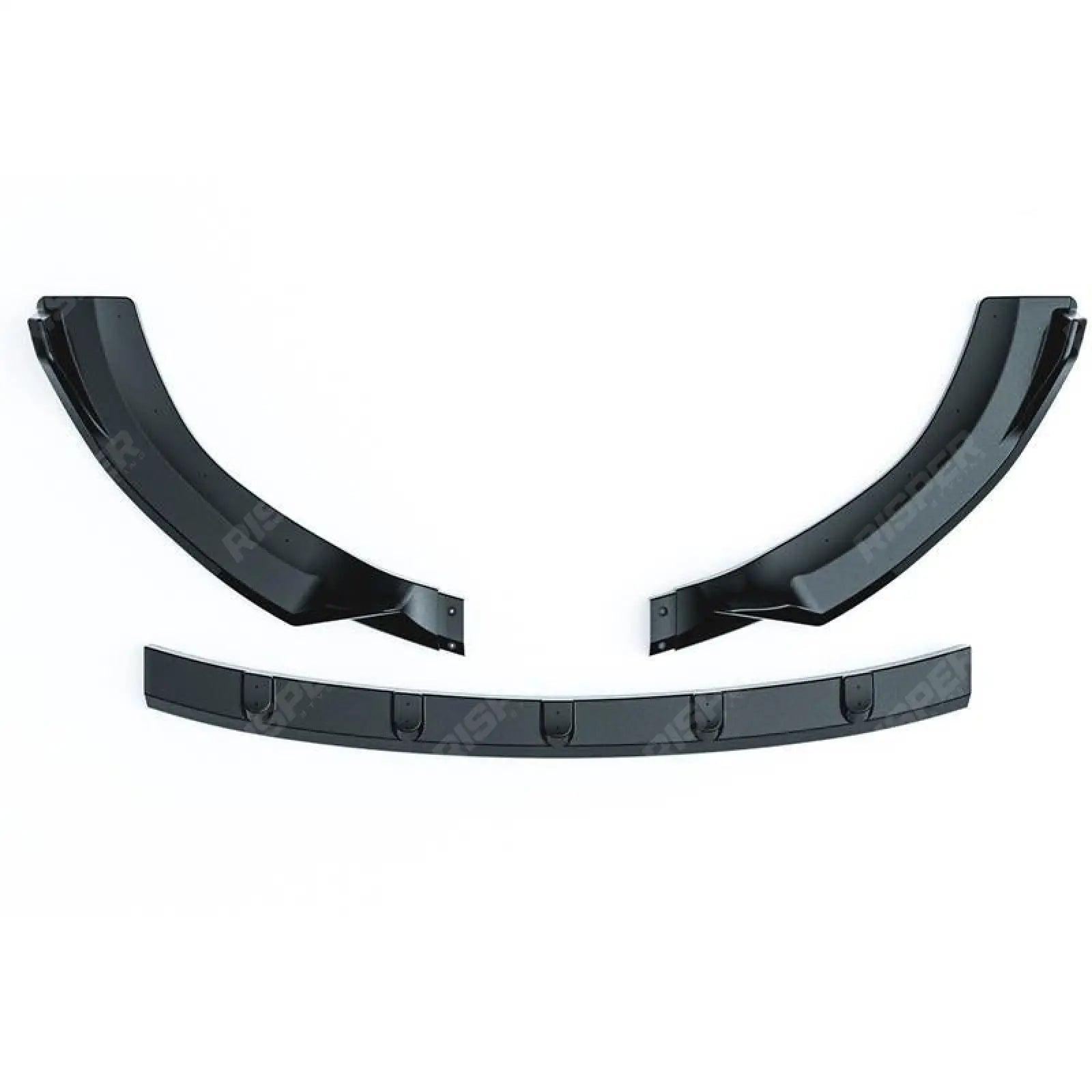 Mercedes E Class W214 2024+ Front Splitter Lip In Gloss Black Front Splitter