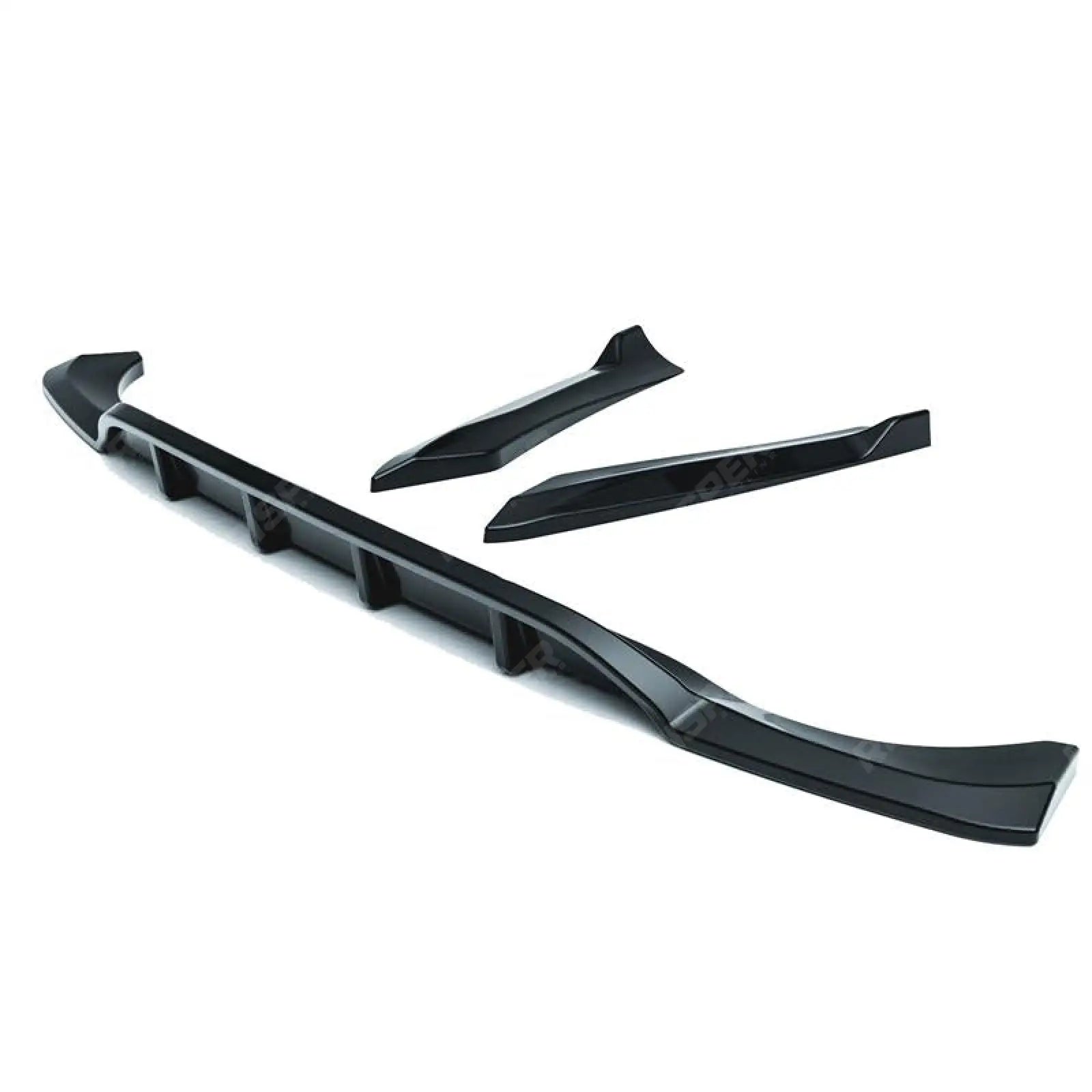 Mercedes E Class W214 AMG Line 2024+ Rear Diffuser With Corner Splitters Diffuser