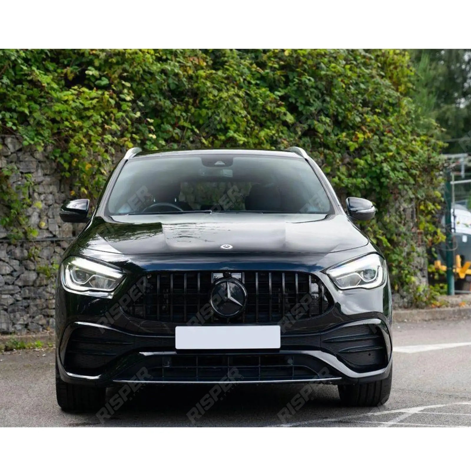 Mercedes GLA X247 2020+ - All Black Panamericana GT - R Style Front Grill