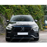 Mercedes GLA X247 2020+ - All Black Panamericana GT - R Style Front Grill
