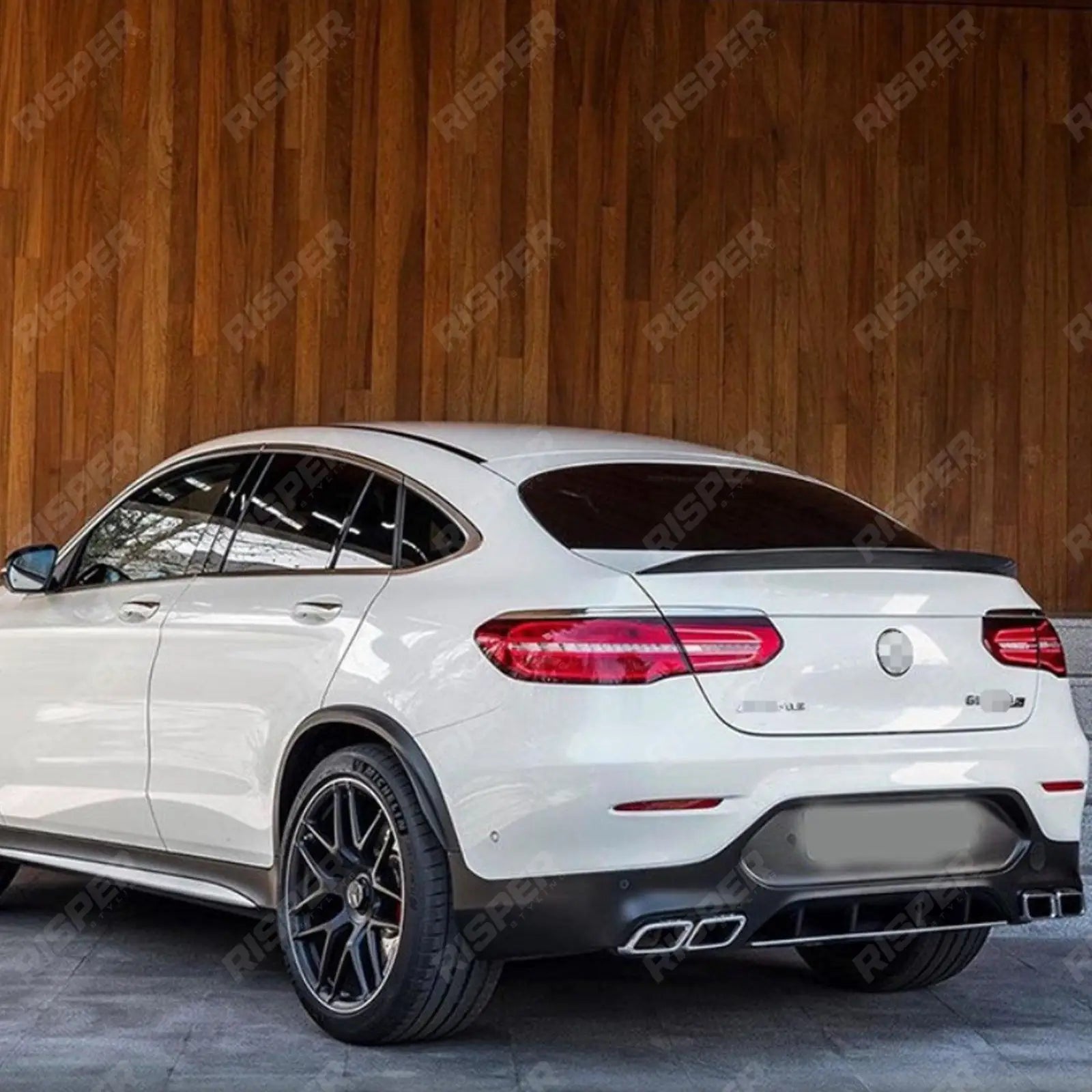 Mercedes GLC Coupe 2015+ Gloss Black 'GLC63 AMG Style' Boot Spoiler