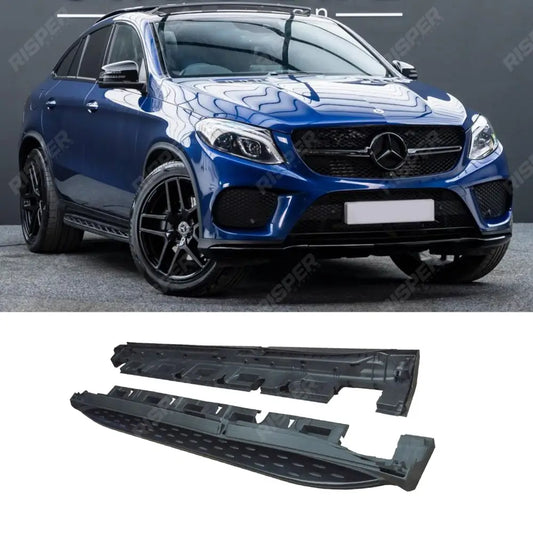 Mercedes GLE Coupe C292 2015 Onwards - OE Style Running Boards Side Steps in Black