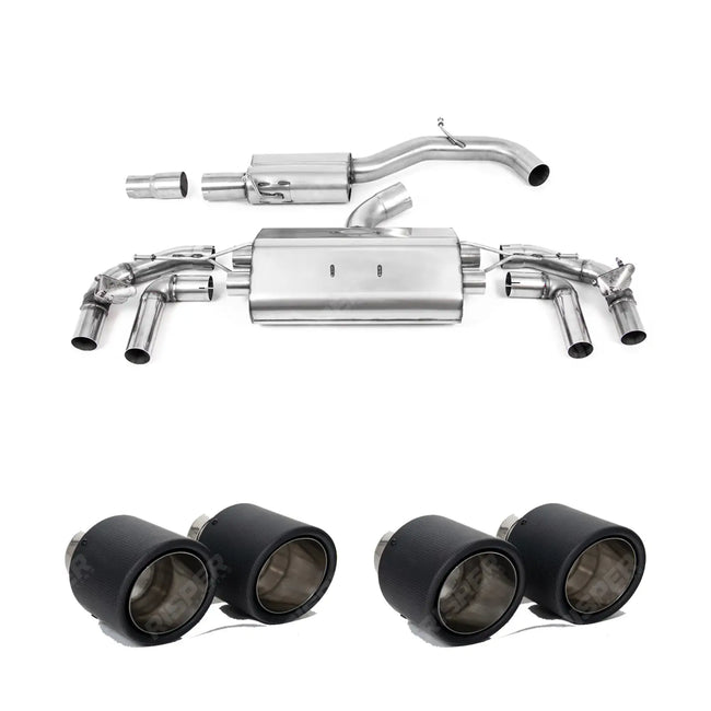 Milltek Sport Resonated OPF Back Exhaust System For Volkswagen Golf MK8.5 R 2024+ - (333ps) Secondary image