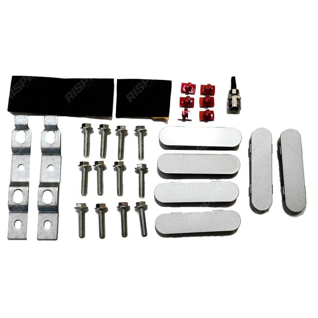 STX Style Silver Roof Rail Pair For Land Rover Defender 110/130 L663 2020 On Secondary image