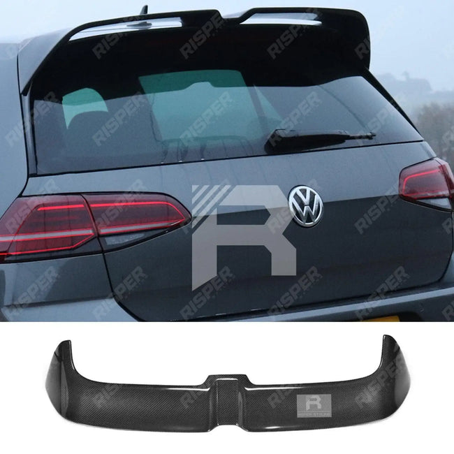 Oettinger Style Rear Spoiler in Carbon Look For Volkswagen Golf MK7/7.5 TSI/TDI 2012-2020 Secondary image