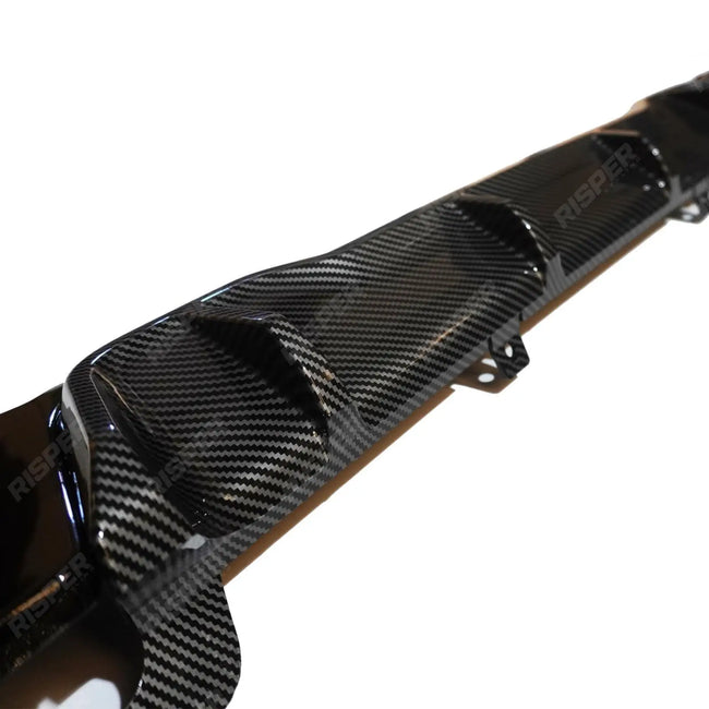 Carbon Look M Sport Rear Diffuser Dual Exit For BMW 3 Series G20 2019-2021 - (Pre-LCI) Secondary image