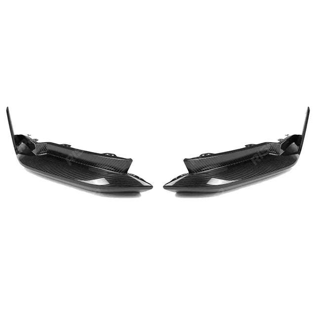 PRE PREG CARBON FIBRE M PERFORMANCE REAR BUMPER WINGLETS For BMW M3 G80 Secondary image