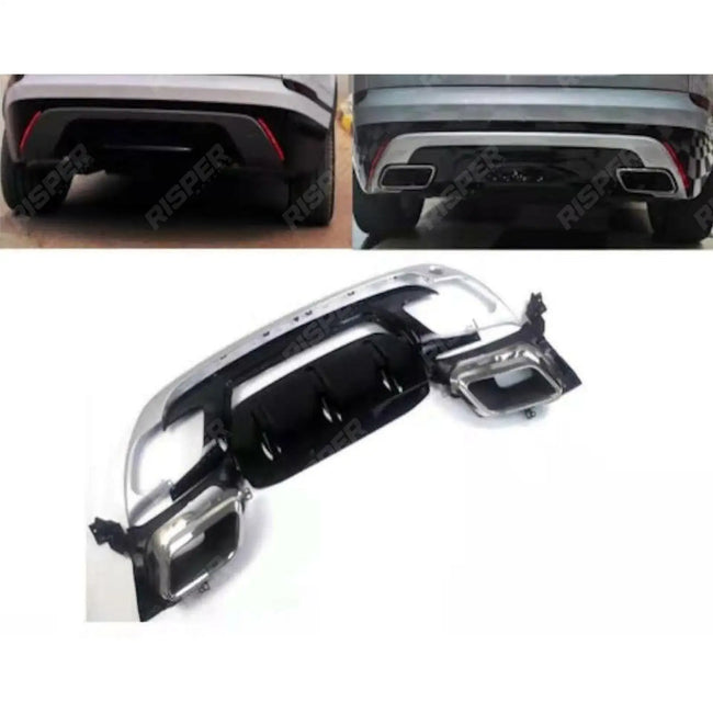 Dynamic Upgrade Kit Grille Side Vents Bumper Trims Black Silver For Range Rover Velar 2017 On - L560 Secondary image