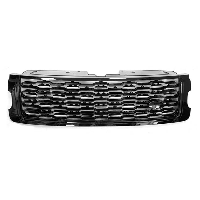 Sva Front Grille Upgrade In Black And Chrome For Range Rover Vogue 2018 On Secondary image