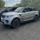 Range Rover Sport / Vogue / 2013 On Side Steps Running Boards Silver & Black