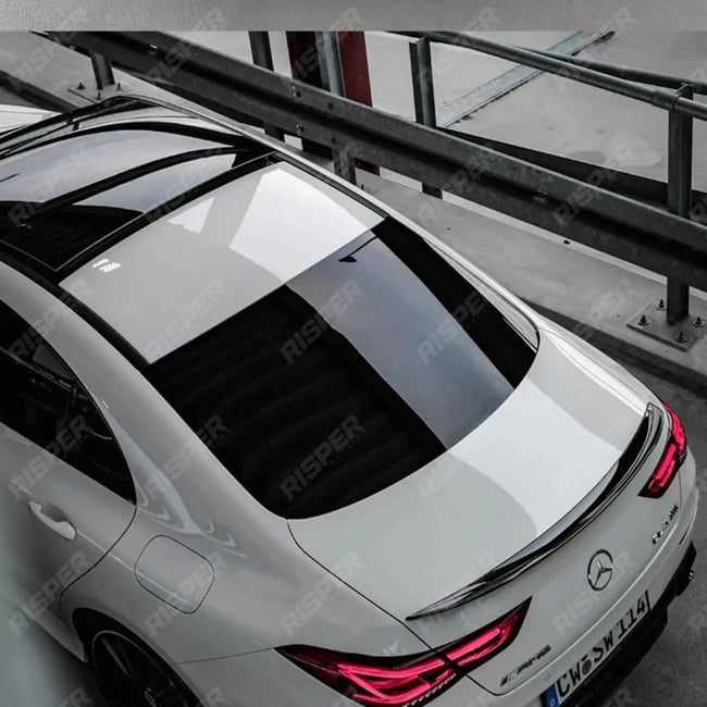 Rear Boot Spoiler In Gloss Black 'CLA45S AMG Style' For Mercedes CLA W118 2020+ Secondary image