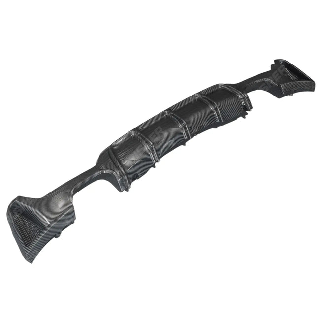 Rear Diffuser 00__00 In Carbon Look For Bmw 4 Series F32 F36 M Sport 2014-2020 Secondary image