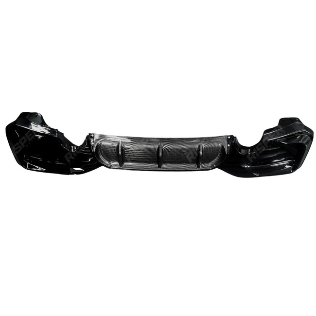 Rear Diffuser Carbon Look 0___0 For BMW 1 Series F20 M Sport LCI 2015-2019 Secondary image