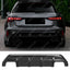 Audi A3 8y 2025 on S-line / S3 Sportback Rear Diffuser in Gloss Black - Diffuser