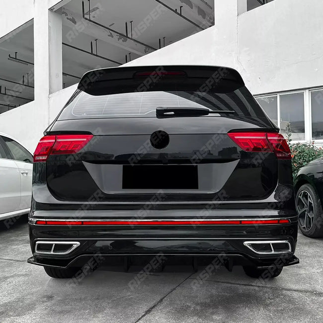 Rear Diffuser & Side Splitters For Volkswagen Tiguan MK2.5 2021-2023 R-Line Secondary image