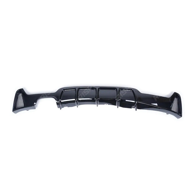 Rear Diffuser Single Side Dual Tip In Gloss Black For BMW 4 Series M Sport F32 F36 Secondary image