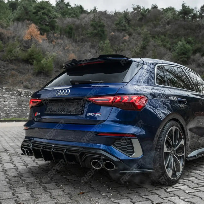 Rear Diffuser Valance In Gloss Black For A3 S LINE 8Y 2020 2024 Audi S3 8Y 2020-2024 Secondary image