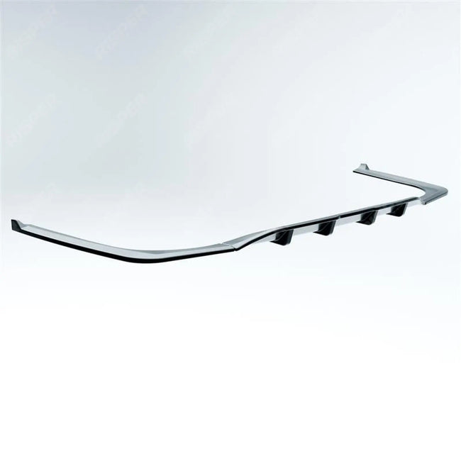 REAR DIFFUSER WITH CORNER SPLITTERS GLOSS BLACK For MERCEDES C CLASS W206 AMG LINE 2022+ Secondary image